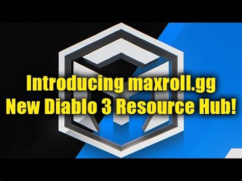 Introducing maxroll.gg, the new Diablo Resource for  .